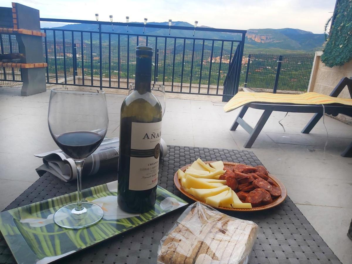 Chalet El Mirador Del Valle Barbacoa By Apartamentos Logrono Nalda Dış mekan fotoğraf